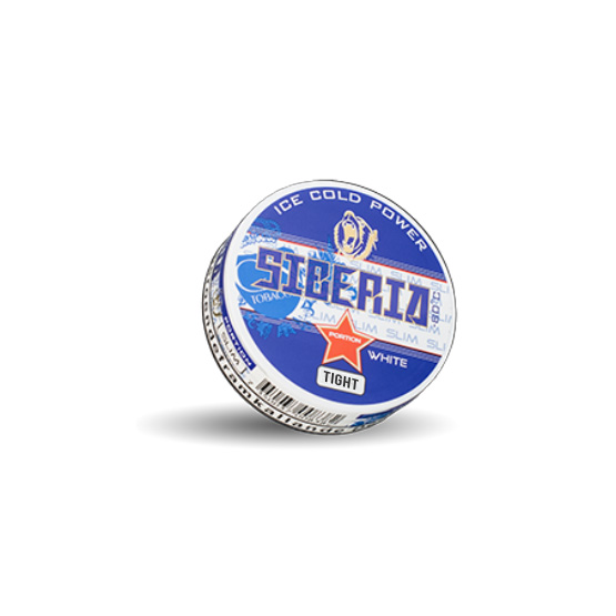 Siberia -80 Degrees White Tight Slim Portion CB Ã¢â‚¬â€œ 10 x Single Tins