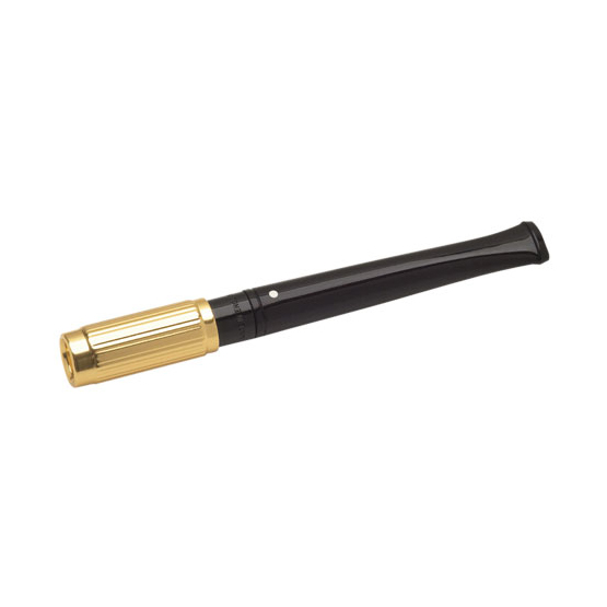 Dunhill White Spot Slim Goldium ET Lines Cigarette Holder (CH4203)