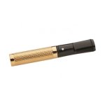 Dunhill White Spot Shortie Gold Plated Barley Cigarette Holder (CH6404)