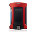 Colibri Daytona Single Jet Flame Cigar Lighter - Red