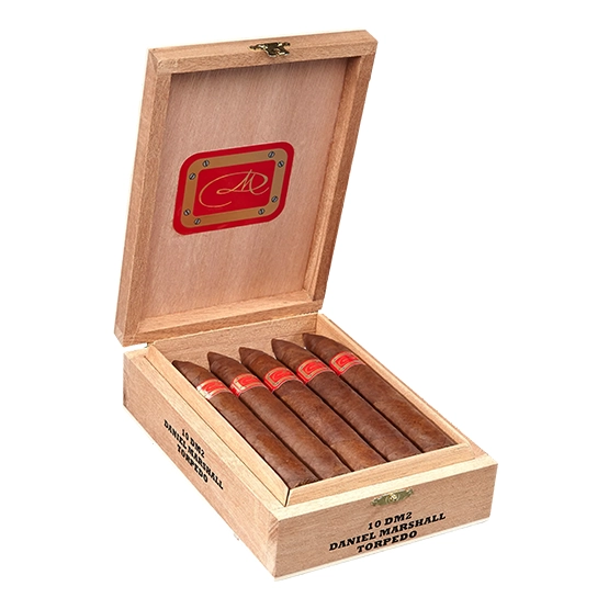 Daniel Marshall Red Label Torpedo Cigar - Box of 10