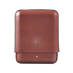 Dunhill White Spot Bulldog Brown Cigar Case - 3F Robusto