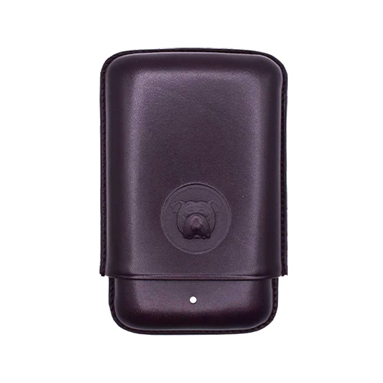 Dunhill White Spot Bulldog Purple Cigar Case - 3F Robusto