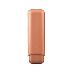 Dunhill White Spot Terracotta Cigar Case - 2 Churchill