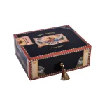 Elie Bleu Alba Black Sycamore Humidor - 75 Cigar Capacity