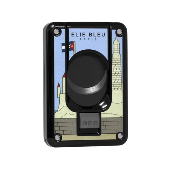 Elie Bleu Cigar Cutter Casa Cubana - Black