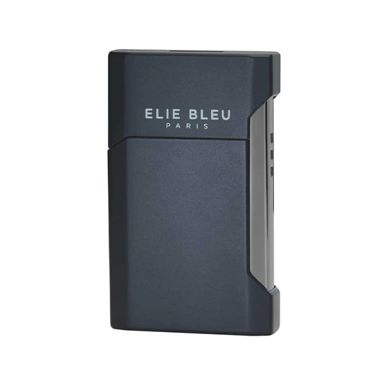 Elie Bleu Single Jet Flame Cigar Lighter - Matte Black
