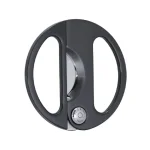 Elie Bleu Round Cigar Cutter - Black Polished