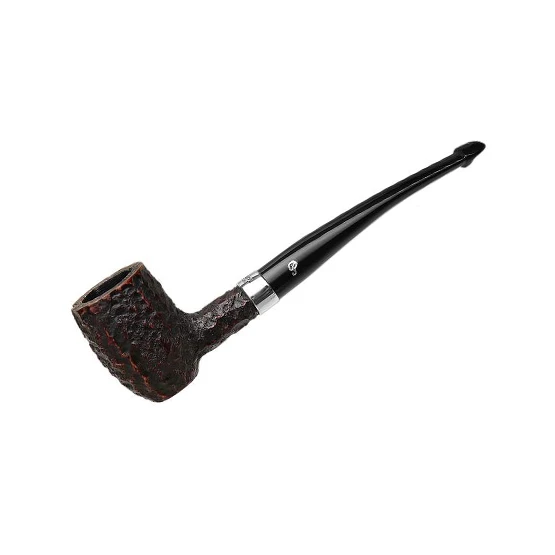 Peterson Speciality Barrel Nickel Mounted P-Lip Pipe - Rustic