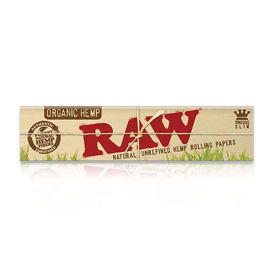Raw Organic Hemp King Size Slim Rolling Papers - Single Pack