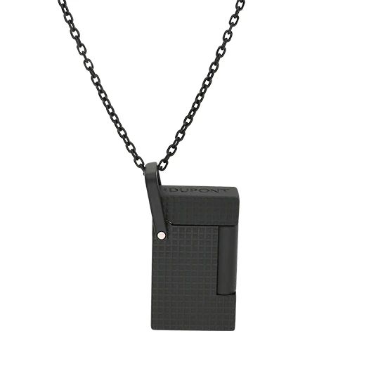 S.T. Dupont Necklace Diamond Head Lighter â€“ Black