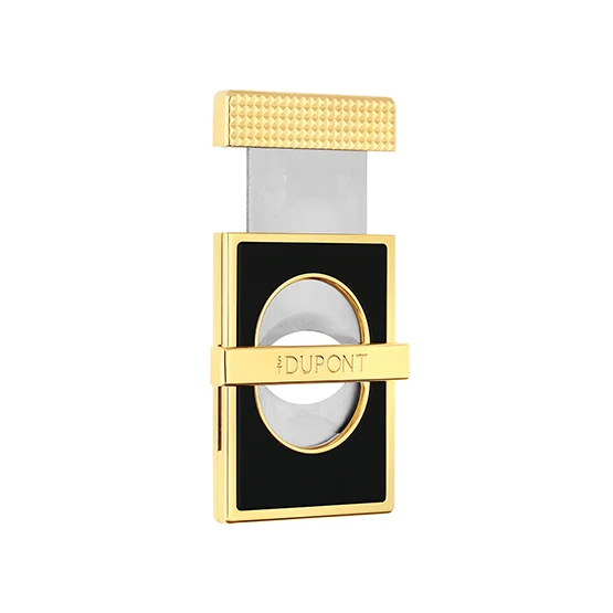 S.T. Dupont Slim Cigar Cutter â€“ Black/Golden