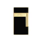 S.T. Dupont Slimmy Single Jet Lighter â€“ Black/Gold