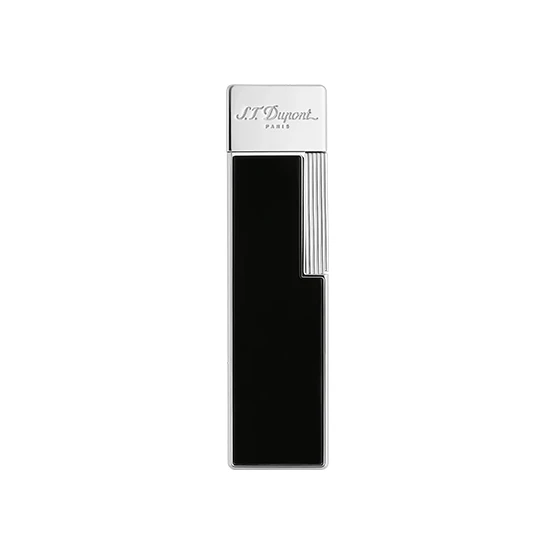 S.T. Dupont Twiggy Torch Flame Lighter â€“ Black/Chrome