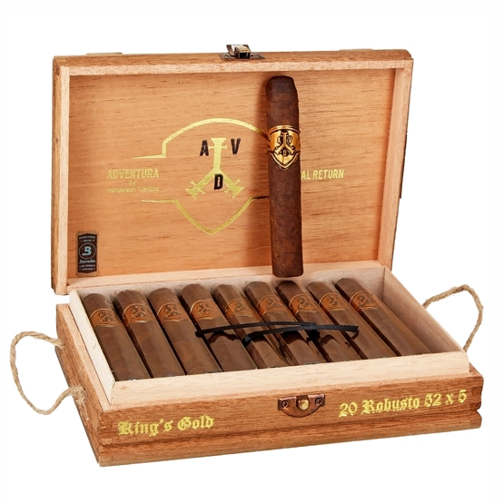 ADVentura The Royal Return Kings Gold Robusto Cigar - Box of 20