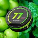 77 Nicotine Pouches Apple & Mint 20mg - Single Tin
