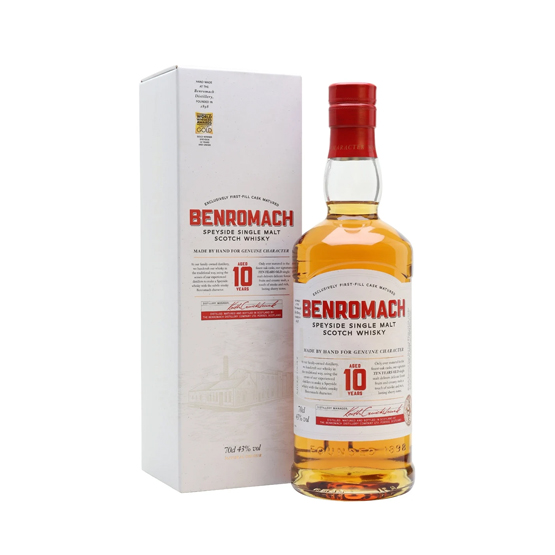 Benromach 10 Year Old Speyside Single Malt Scotch Whisky (70cl / 43%)