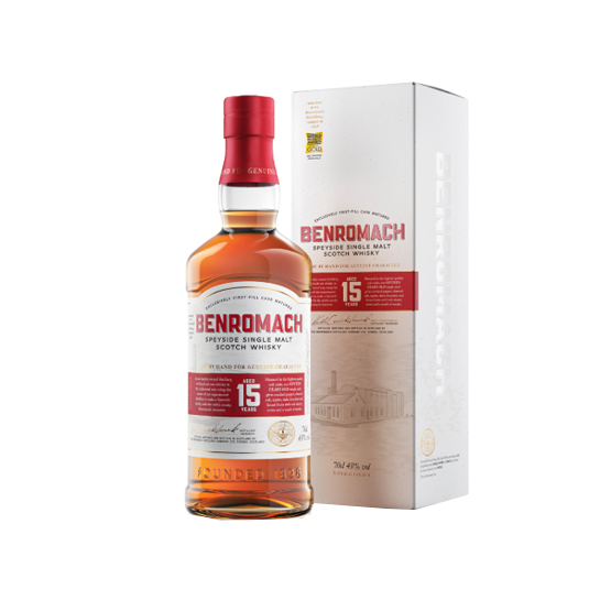 Benromach 15 Year Old Speyside Single Malt Scotch Whisky (70cl / 43%)