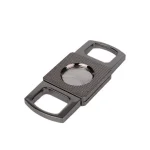 BLD Double Finger Double Blades Square Cigar Cutter - Gunmetal