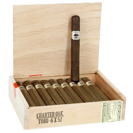 Foundation Charter Oak CT Broadleaf Toro Cigar - Box of 20