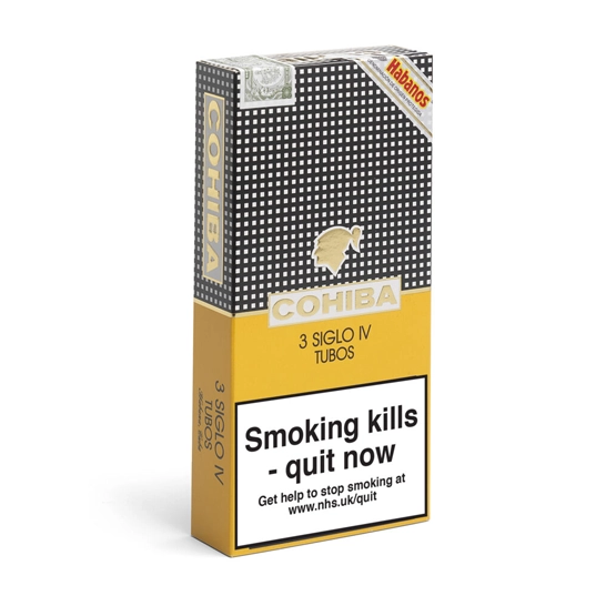 Cohiba Siglo IV Cigar - Pack of 3 Tubos