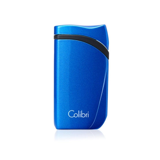 Colibri Falcon Single Jet Flame Cigar Lighter - Metallic Blue