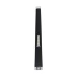Colibri Aura Flat Flame Lighter - Black & Chrome