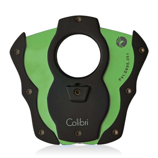Colibri Cut Cigar Cutter - Black With Green Blades