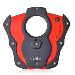 Colibri Cut Cigar Cutter - Black With Red Blades