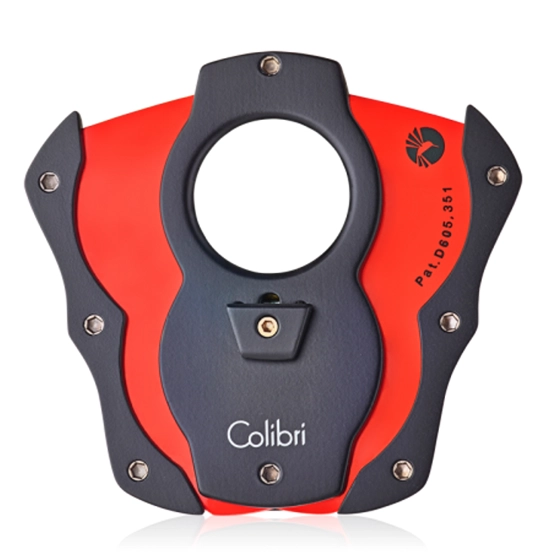 Colibri Cut Cigar Cutter - Black With Red Blades