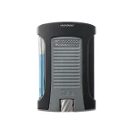 Colibri Daytona Single Jet Flame Cigar Lighter - Black & Charcoal