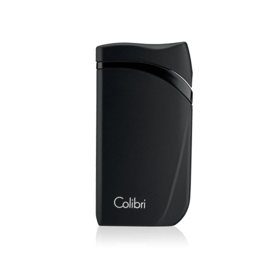 Colibri Falcon Single Jet Flame Cigar Lighter - Metallic Black