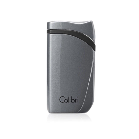 Colibri Falcon Single Jet Flame Cigar Lighter - Metallic Charcoal