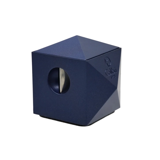 Colibri Quasar Two-in-One Desktop Cigar Cutter - Blue