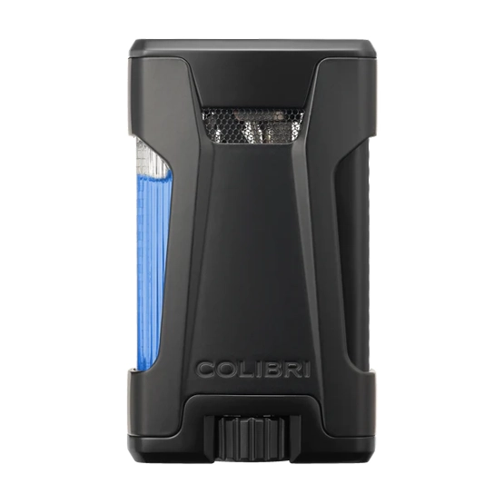 Colibri Rebel Double Jet Flame Cigar Lighter - Black