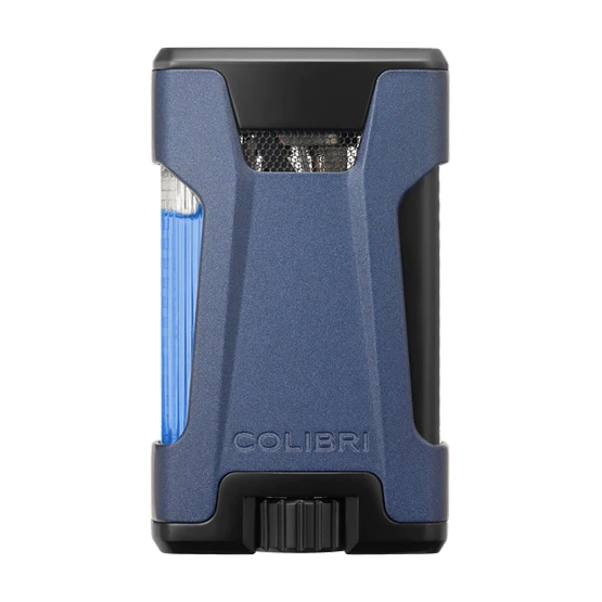 Colibri Rebel Double Jet Flame Cigar Lighter - Navy