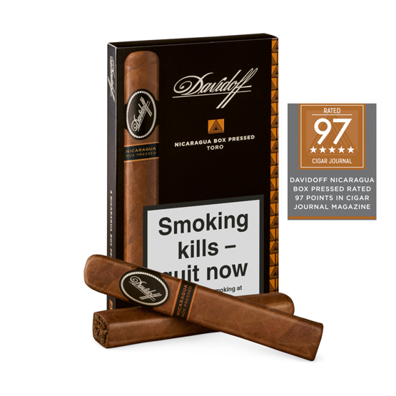 Davidoff Nicaragua Box Pressed Robusto Cigar - Pack of 4