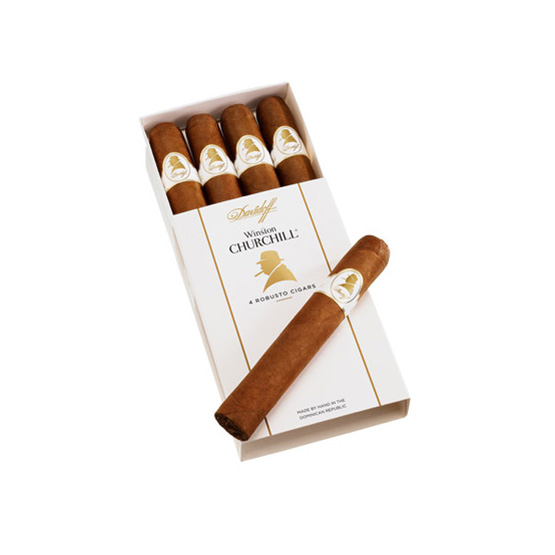 Davidoff Winston Churchill Robusto The Statesman Cigar - Pack of 4
