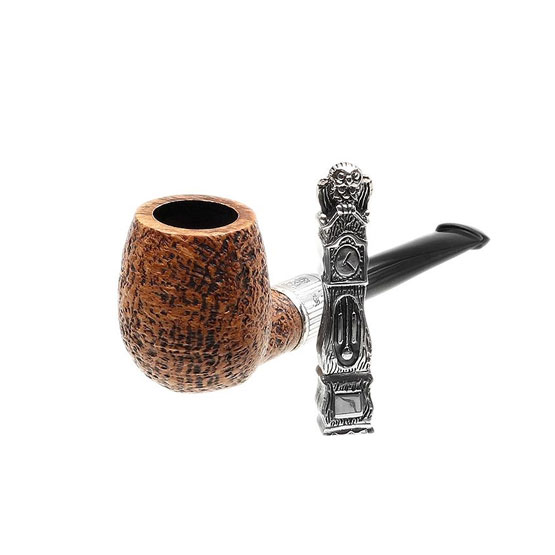 Dunhill White Spot Christmas Pipe 2015 - The Grandfather's Clock