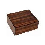 Elie Bleu Macassar Ebony Humidor - 50 Cigar Capacity