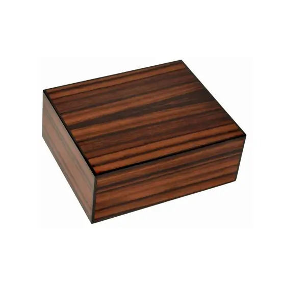 Elie Bleu Macassar Ebony Humidor - 50 Cigar Capacity
