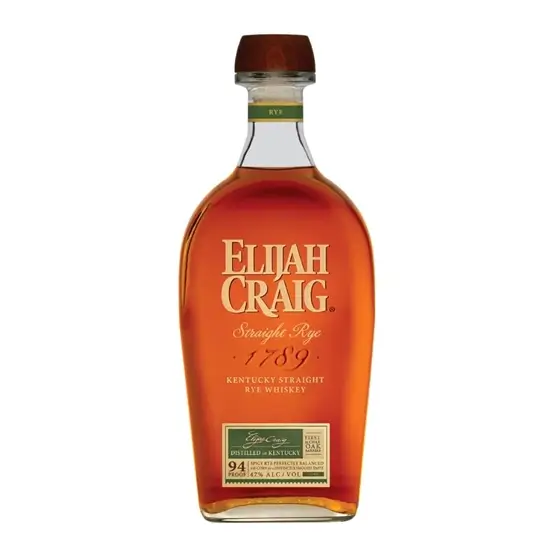 Elijah Craig Straight Rye Kentucky Whiskey (70cl / 47%)