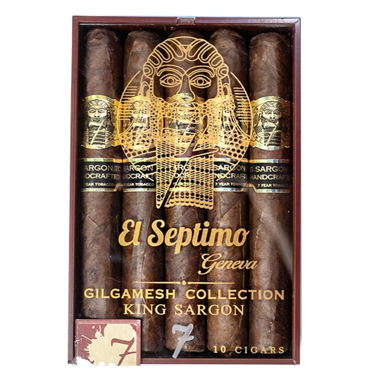 El Septimo Gilgamesh King Sargon Cigar Box of 10