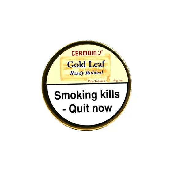 Germain's Gold Leaf Ready Rubbed Pipe Tobacco 50g Ã¢â‚¬â€œ Single Tin