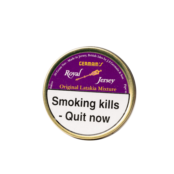 Germain's Royal Jersey Original Latakia British Pipe Tobacco 50g Ã¢â‚¬â€œ Single Tin