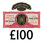 Havana House Gift Voucher - £100