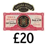 Havana House Gift Voucher - £20