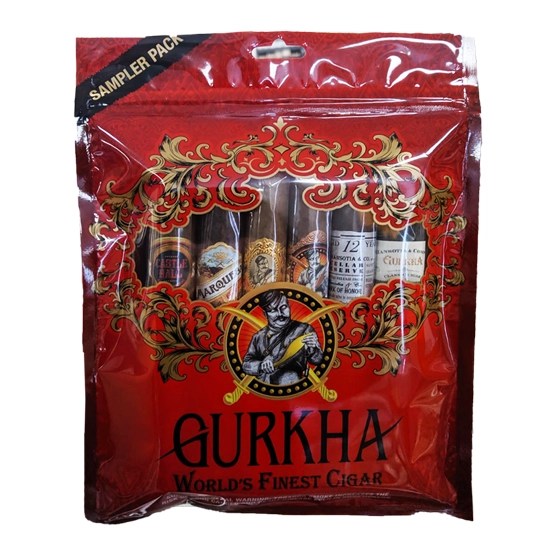 Gurkha Nicaraguan Toro Selection Sampler Bag RED - 6 Cigars