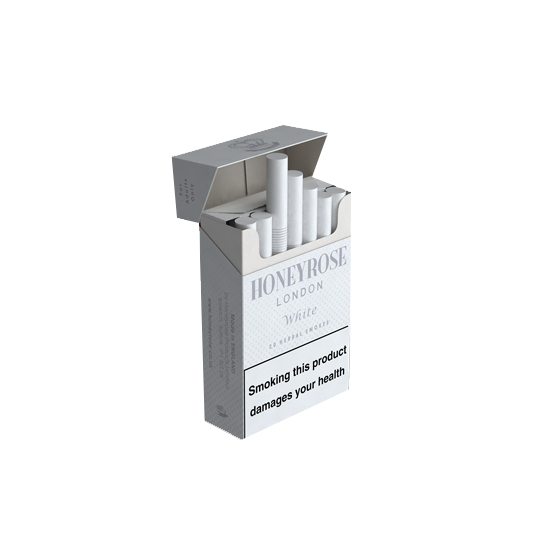 Honeyrose London White Cigarettes - Single Pack