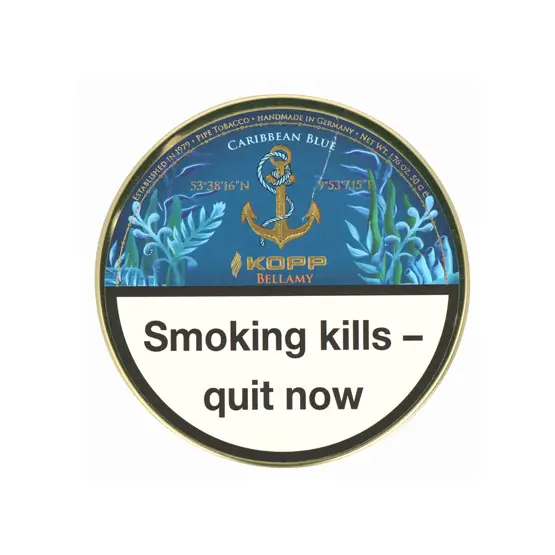 Kohlhase & Kopp Caribbean Blue Bellamy Pipe Tobacco 50g - Single Tin